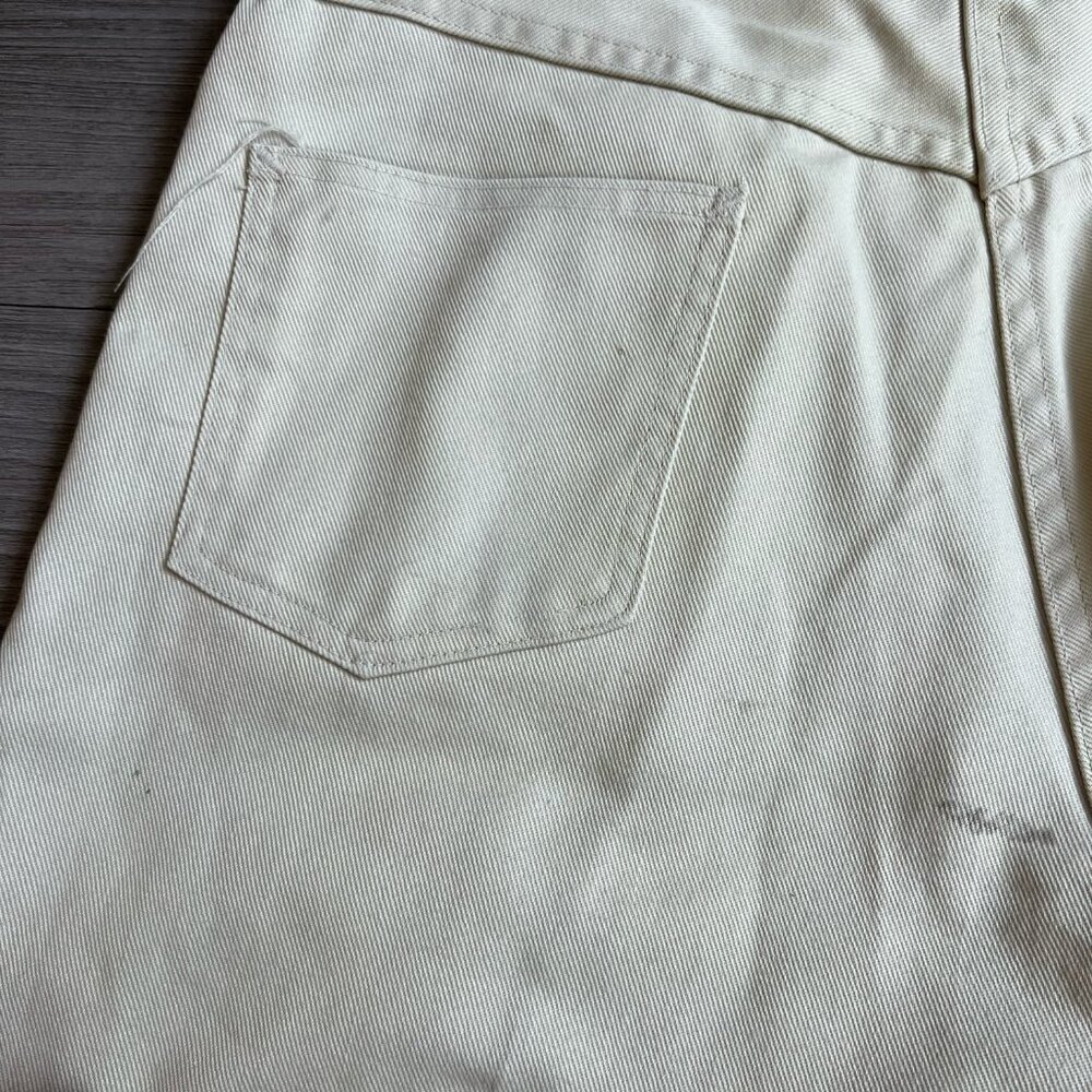AS IS Vtg 70s Penney’s Ranchcraft Western Jeans Khaki Straight Leg Pants 35X28 - Picture 10 of 10